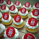 Капкейки с логотипом компании «Золотая корона»  фото 1 Капкейки с логотипом компании «Золотая корона»  на заказ