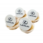 Капкейки с логотипом «Lexus» на заказ