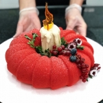 Новогодний торт «Свеча»   на заказ