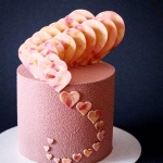 Торт на свадьбу один ярус «Кэтрин»т  на заказ