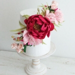 Одноярусный свадебный торт «Миранда» на заказ