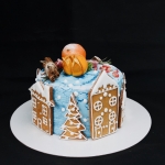 Торт на Новый год «Мандарин» на заказ