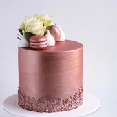 Одноярусный свадебный торт «Ассоль» на заказ