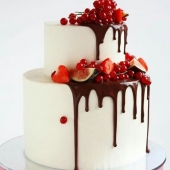 Маленький торт на свадьбу «Ингрид» на заказ