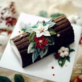 Торт «Рождественское полено»