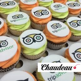 Брендированные капкейки  «TripAdvisor» фото 1 Брендированные капкейки  «TripAdvisor» на заказ