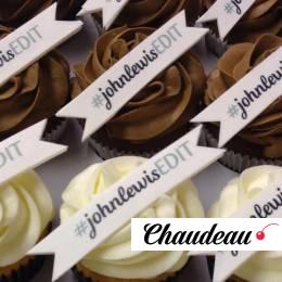 Капкейки с логотипом «Edit» фото 1 Капкейки с логотипом «Edit» на заказ