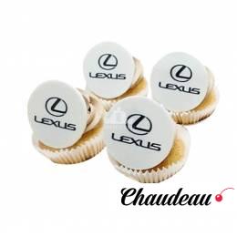 Капкейки с логотипом «Lexus» фото 1 Капкейки с логотипом «Lexus» на заказ