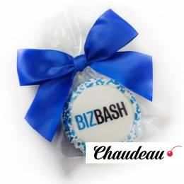 Корпоративные макаронсы с логотипом «BizBach» фото 1 Корпоративные макаронсы с логотипом «BizBach» на заказ