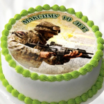 Торт отважный солдат TOS0014001 фото и оформление торта