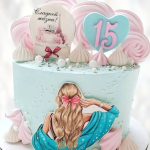 Торт Сладкая жизнь на 15 лет TSZH0014005 фото и оформление торта