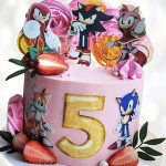 Торт ежик Соник для юной леди TESY014011 фото и оформление торта