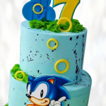Торт Соник на семь лет TSSL014012 фото и оформление торта