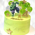 Тort супергерой Халк на 4 года TSH40014017 фото и оформление торта