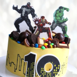 Торт мстители-супергерои на 10 лет TM1L014019 фото и оформление торта