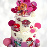 Торт Скай, Эверест и щенок Маршал TSES014022 фото и оформление торта