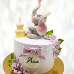 Торт слоненок с ушками TSU0014029 фото и оформление торта