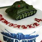 Торт танк на четыре года TTCH014032 фото и оформление торта