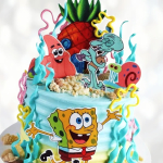 Торт Спанч Боб и его друзья TSBE014035 фото и оформление торта