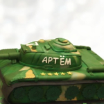 Торт тяжелый танк TTT0014057 фото и оформление торта