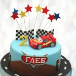 Торт Тачки Молния Маквин на 2 года TTMM014058 фото и оформление торта