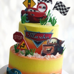 Торт Тачки на пятилетие TTP0014060 фото и оформление торта