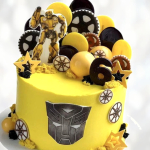 Торт роботы Трансформеры на 6 лет TRT6014065 фото и оформление торта