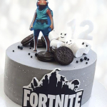 Торт Фортнайт на двенадцать лет TFDL014074 фото и оформление торта