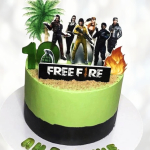 Торт Фри Фаер на 10 лет TFF10014080 фото и оформление торта