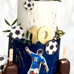 Торт футбольный матч на 10 лет TFM10014081 фото и оформление торта