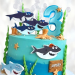 Торт Hungry Shark на 3 года THS3014089 фото и оформление торта