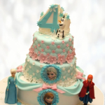 Торт Frozen на 4 года TF4G014091 фото и оформление торта