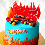 Торт Хот Вилс на 5 лет THV50014099 фото и оформление торта