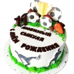 Торт футбольный для мальчика 11 лет №1736