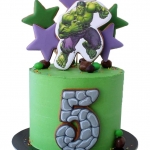 Торт Халк на 5 лет №2362