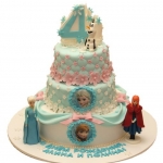 Торт Холодное сердце на 4 года №609