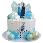 Торт Холодное сердце на 6 лет №2653