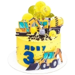 Торт с техникой для мальчика 3 года №2675
