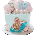 Торт Сладкой Жизни на 15 лет №2237