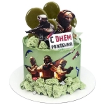 Торт Стандофф 2 с бойцами №2681