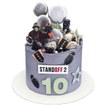 Торт Стендофф 2 серый №2680