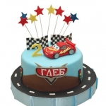 Торт Тачки на 2 года №760