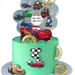 Торт Тачки на 3 года №2329