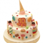 Торт Упавшее мороженое №777