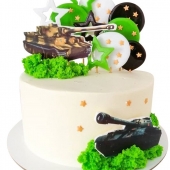 Торт с танками из World of Tanks №1905