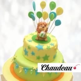 Торт царь лев с топперами TCLT014016 фото и оформление торта