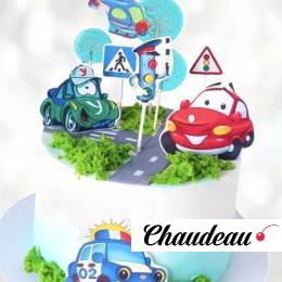 Торт светофор и городские машинки TSGM014018 фото и оформление торта