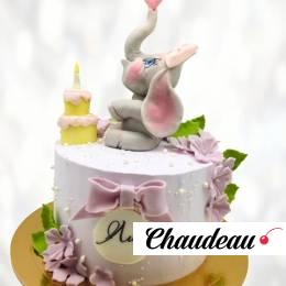 Торт слоненок с ушками TSU0014029 фото и оформление торта