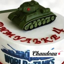 Торт танк на четыре года TTCH014032 фото и оформление торта