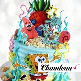 Торт Спанч Боб и его друзья TSBE014035 фото и оформление торта